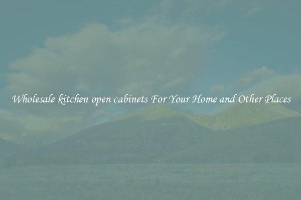 Wholesale kitchen open cabinets For Your Home and Other Places