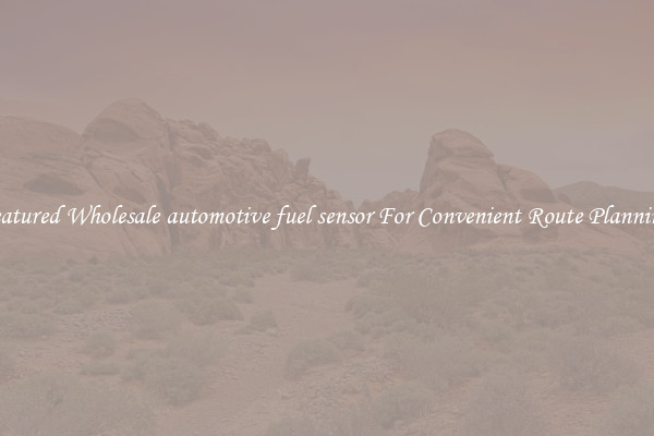 Featured Wholesale automotive fuel sensor For Convenient Route Planning 