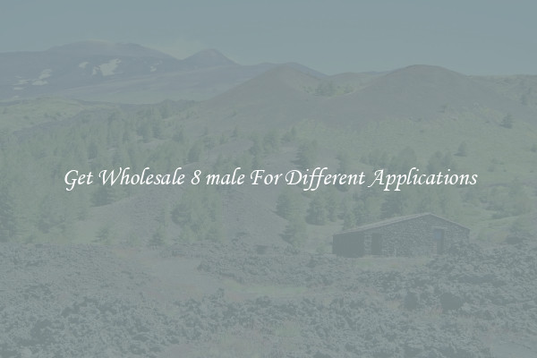 Get Wholesale 8 male For Different Applications