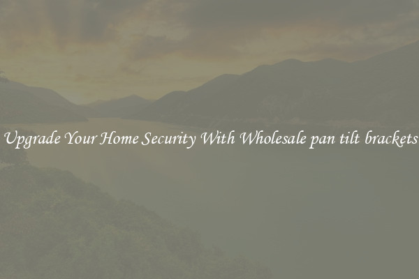 Upgrade Your Home Security With Wholesale pan tilt brackets